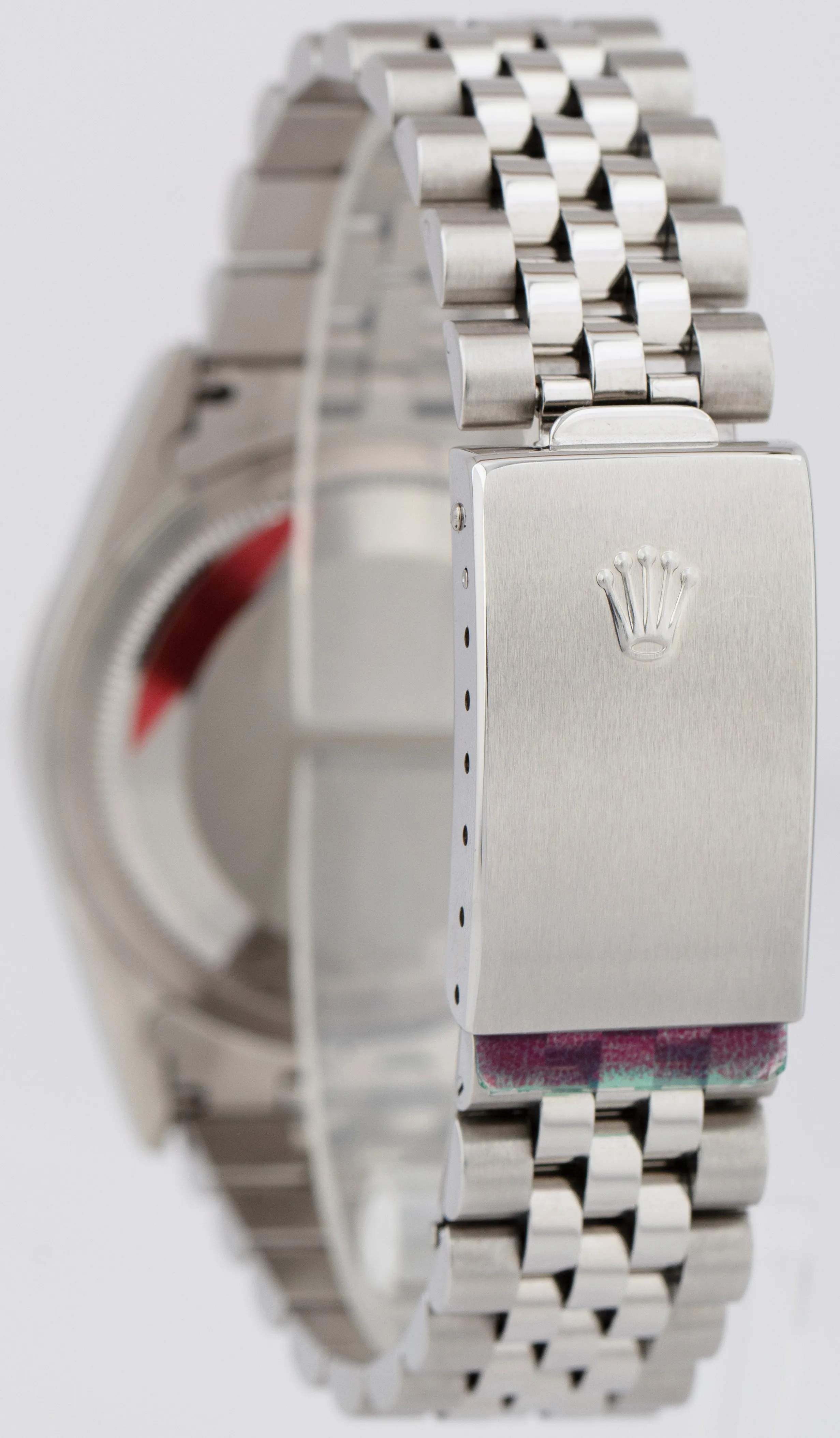 Rolex DateJust 36mm Stainless Steel Silver Jubilee Automatic Date Watch 16234