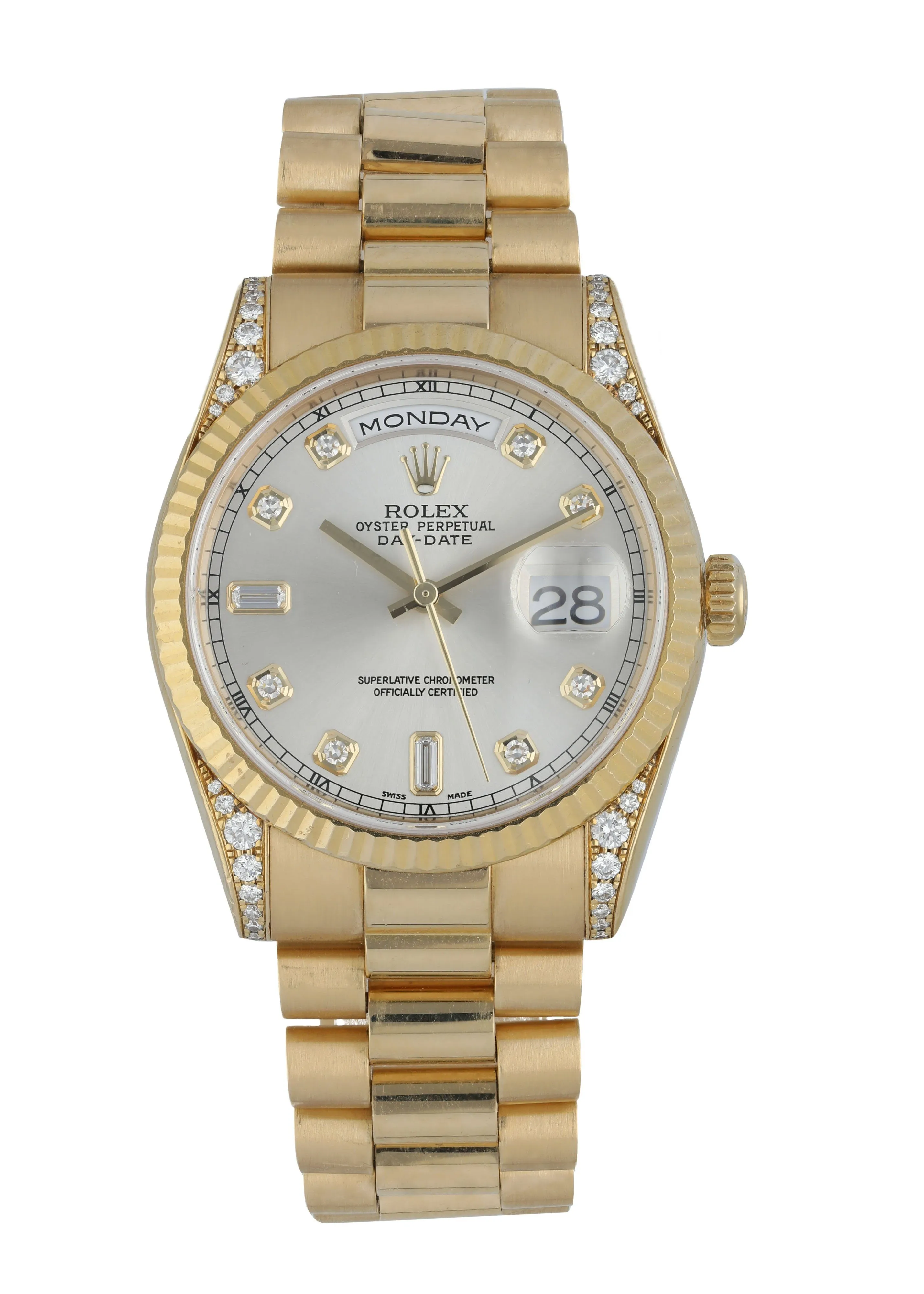 Rolex Day Date President 118338 Diamond Dial / Case Men's Watch