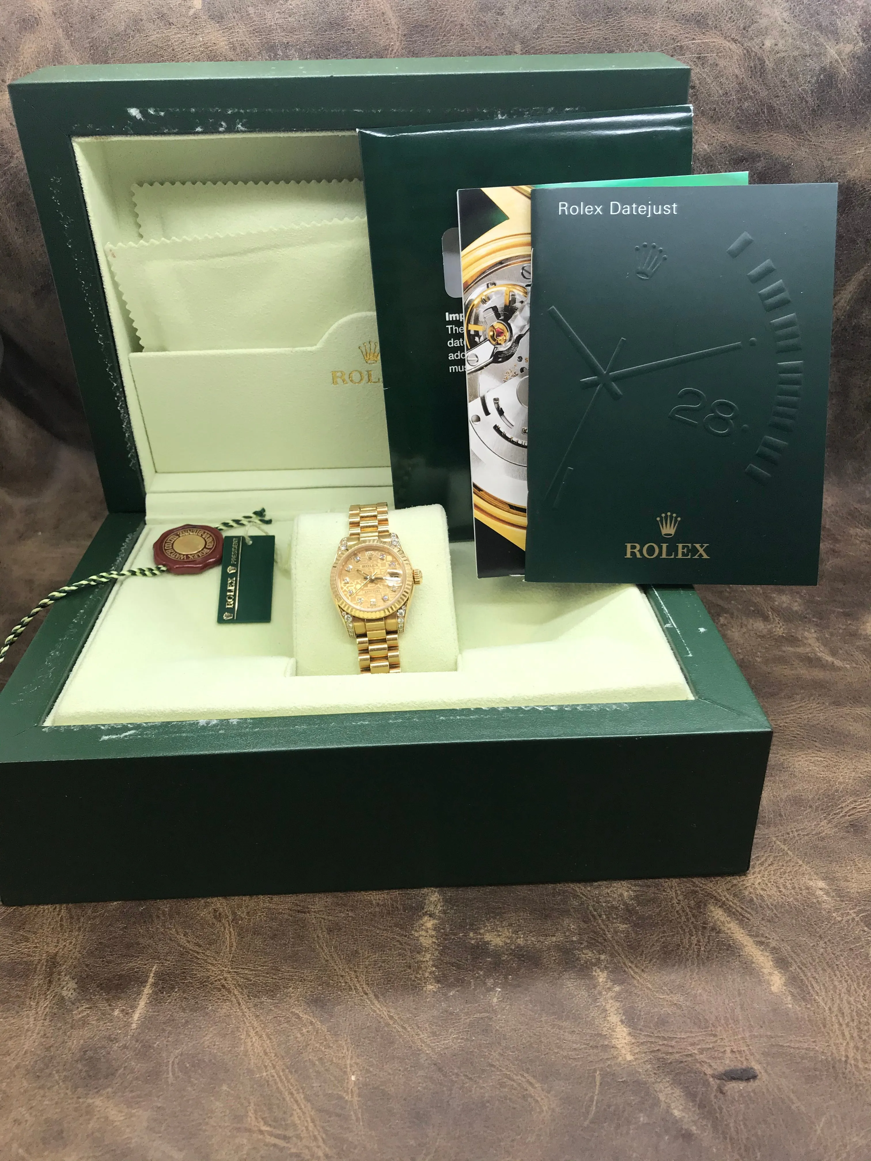 Rolex Lady Datejust 179238 Champagne Dial Automatic Women's Watch