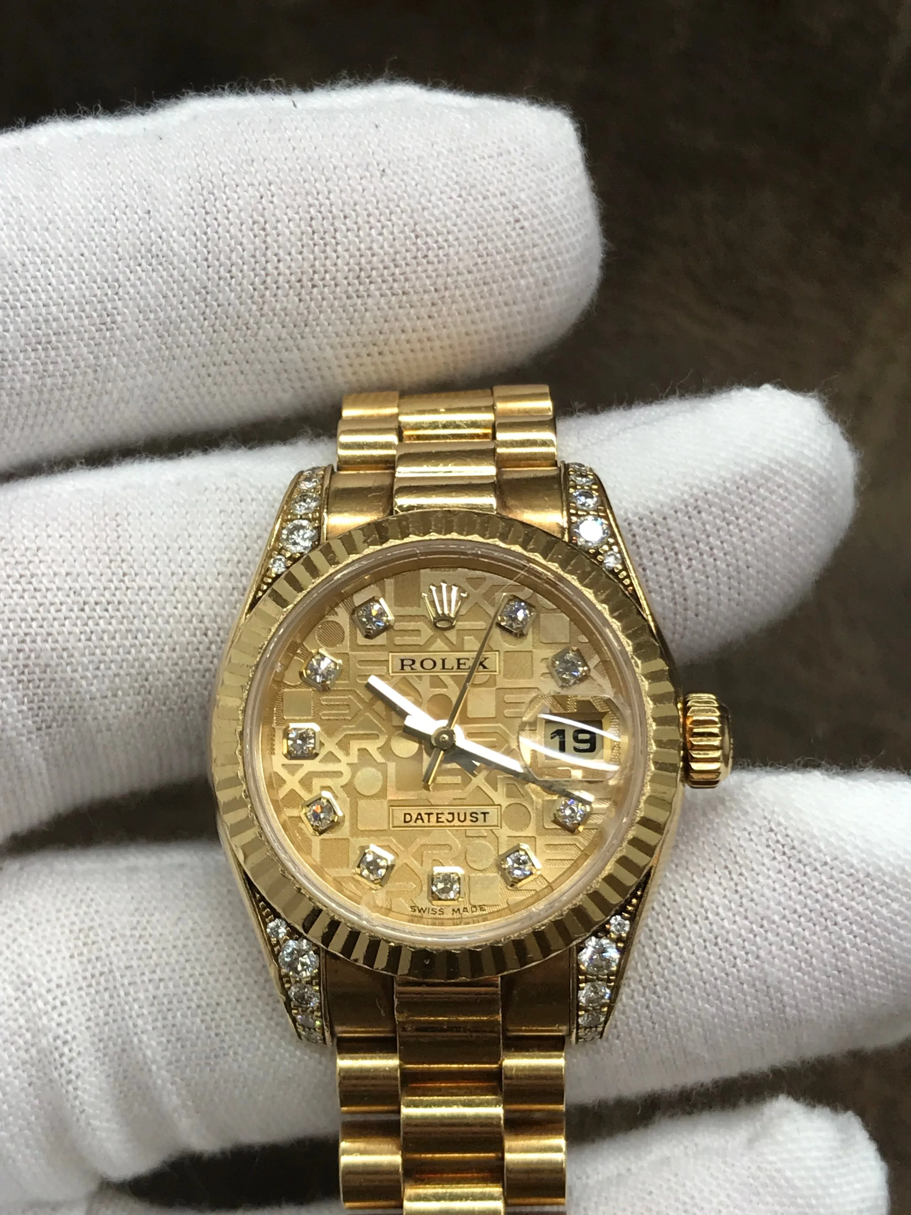 Rolex Lady Datejust 179238 Champagne Dial Automatic Women's Watch