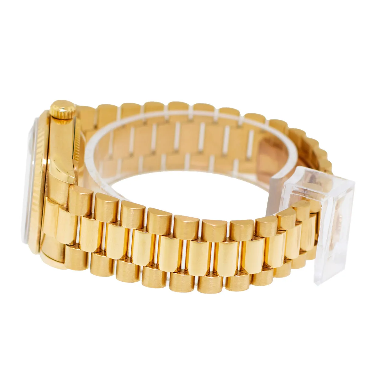 Rolex Lady-Datejust 31mm Yellow Gold Slate Roman Dial & Fluted Bezel 68278