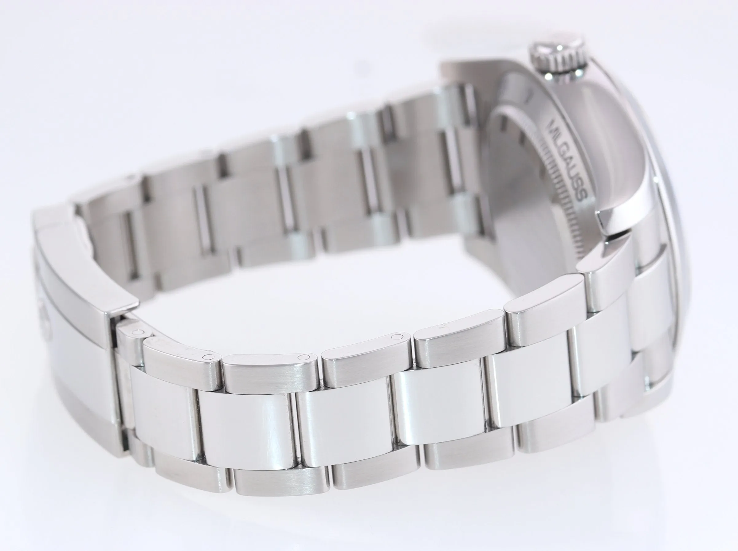 Rolex Milgauss 116400 White Orange 40mm Steel Anti-Magnetic Watch Box