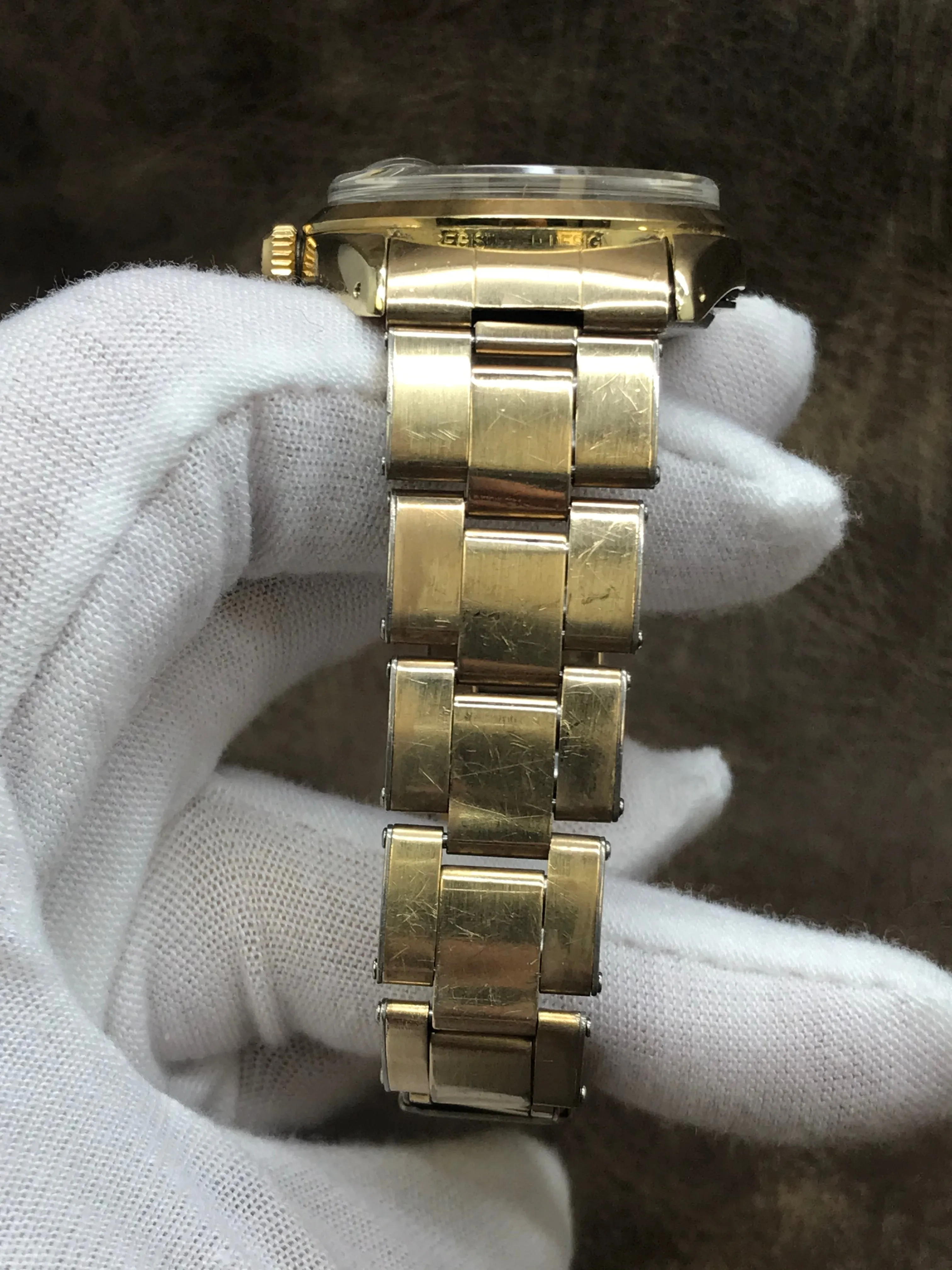 Rolex Oyster Perpetual Date 34mm 1550 Silver Dial Automatic Men's Watch
