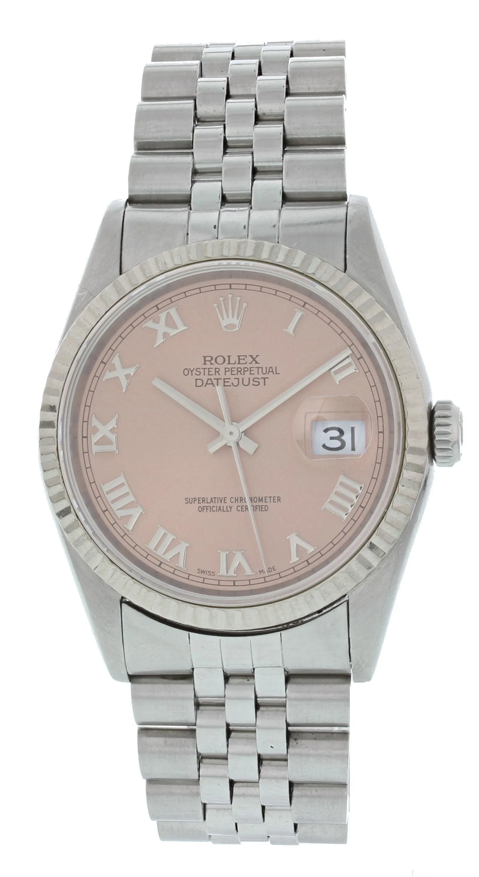 Rolex Oyster Perpetual Datejust 16234 Salmon Dial