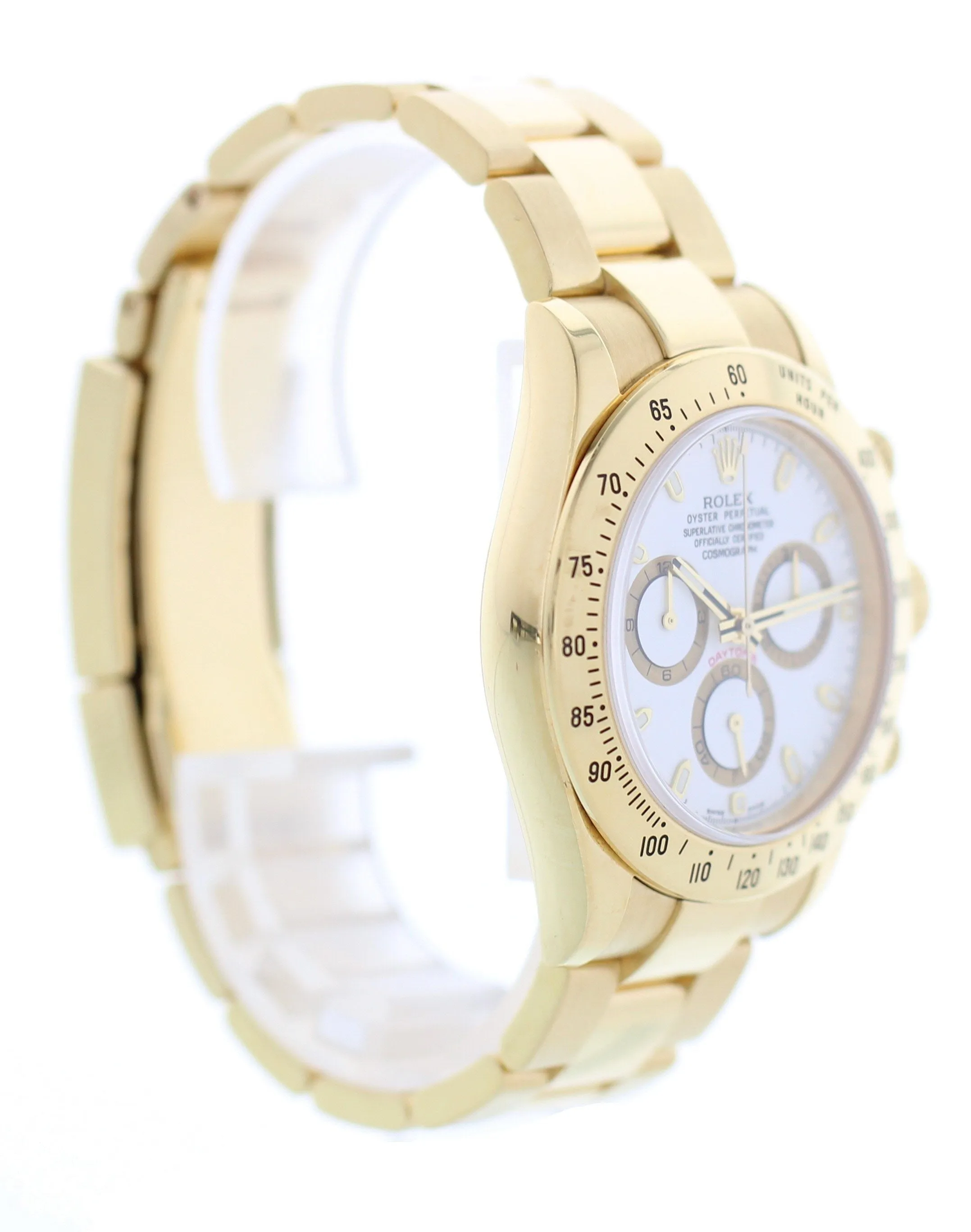 Rolex Oyster Perpetual Daytona 116528H 18k Yellow Gold
