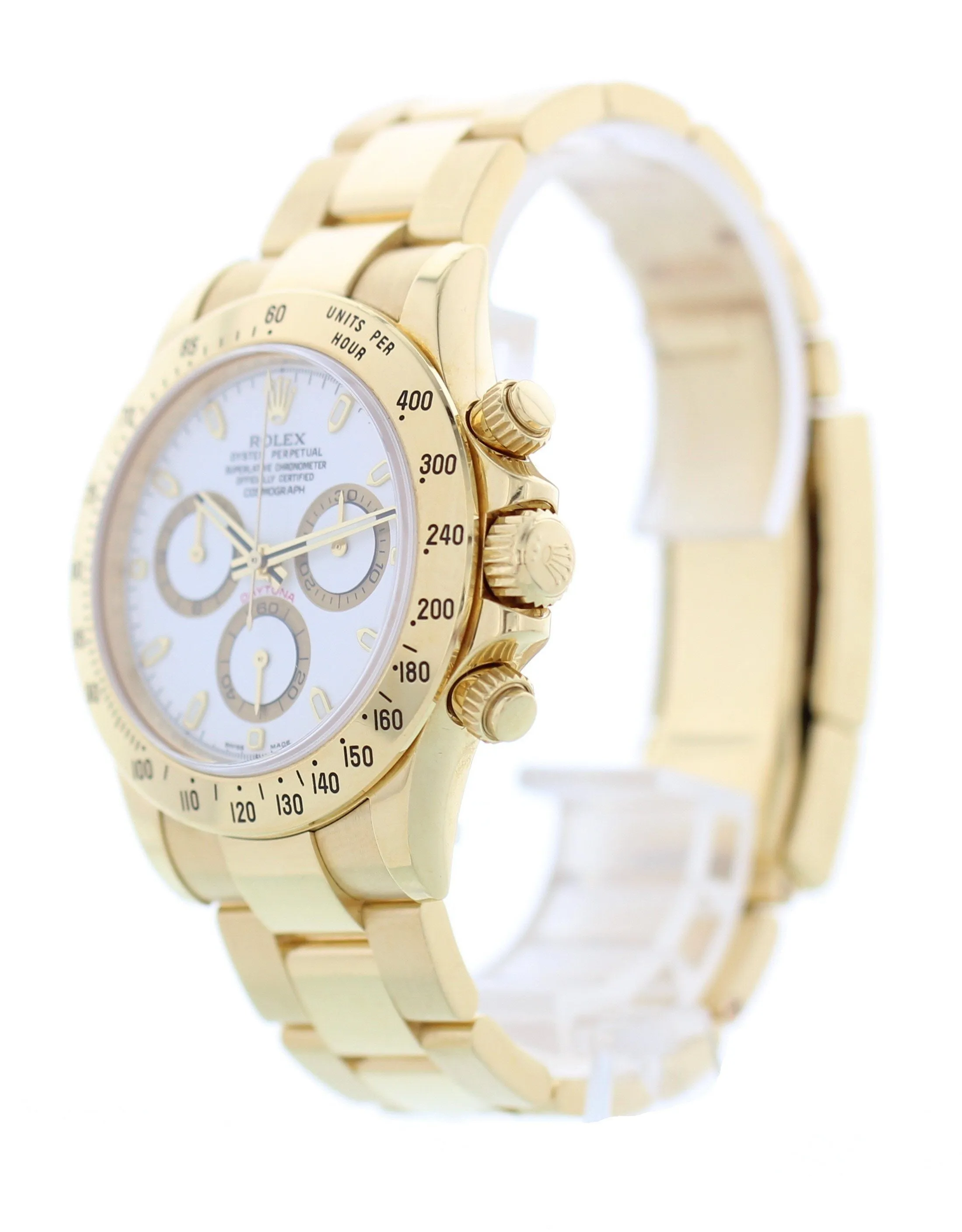 Rolex Oyster Perpetual Daytona 116528H 18k Yellow Gold