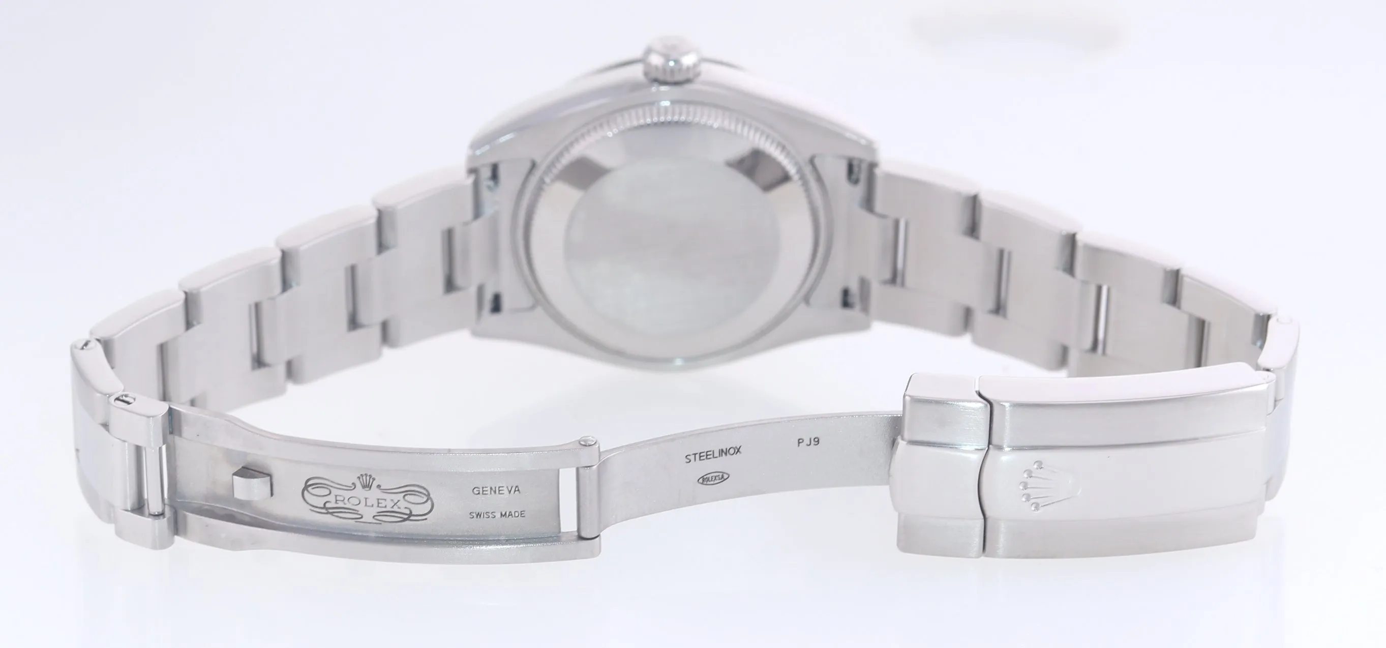 Rolex Oyster Perpetual Steel Ladies 31mm White Stick 177200 Watch Box