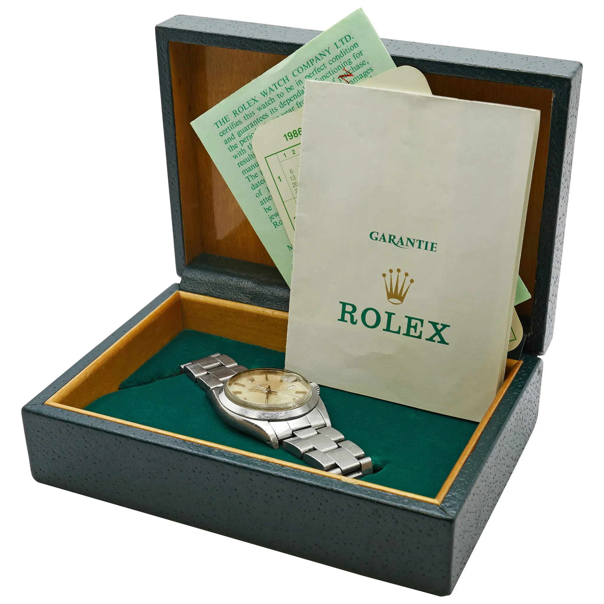 Rolex Oysterdate Precision 6694 Offwhite Dial Hand Wind Watch