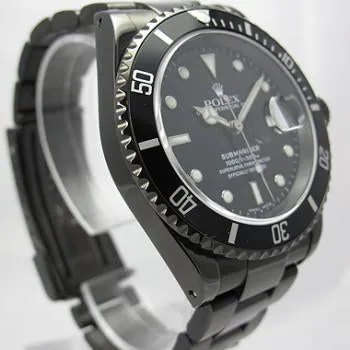 ROLEX SUBMARINER BLACK DLC 16610 (SOLD)