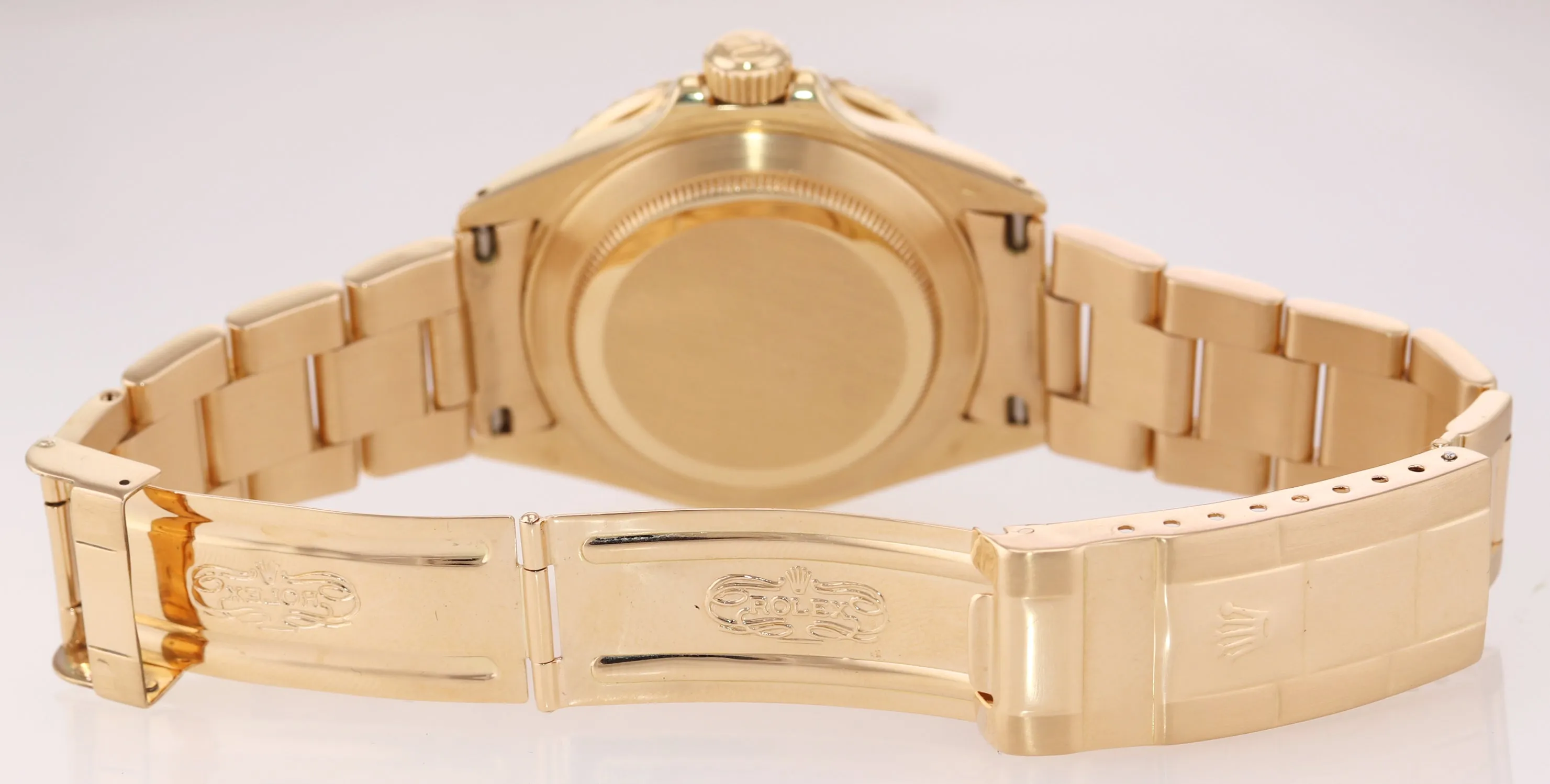 Rolex Submariner Date 16808 18k Yellow Gold Blue Dial 40mm Oyster Watch Box