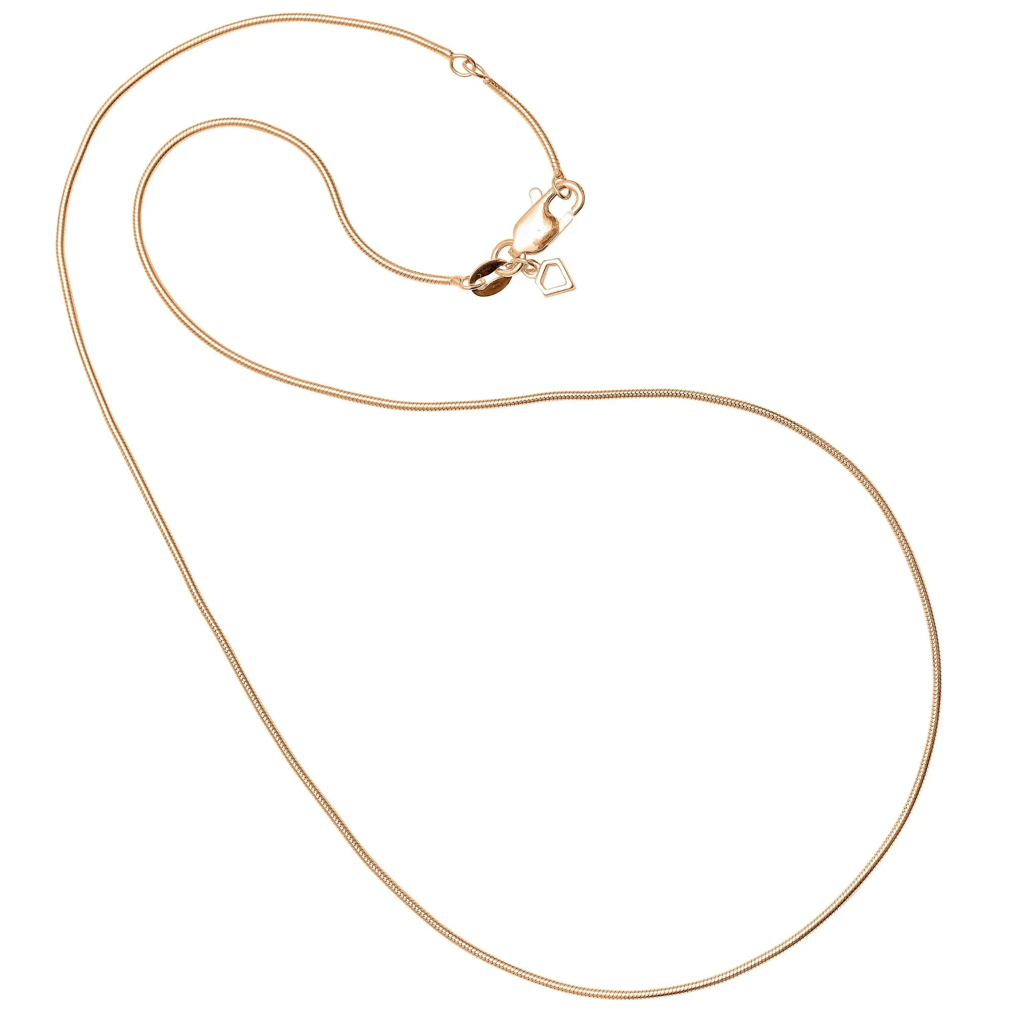 Schlangenkette roségold, Drahtstärke 2,5mm