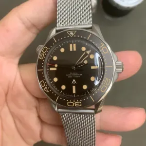 Sea Master 300M Titanium 007 210.90.42.20.01.001 No Time to Die AAAAA 5A Quality 1:1 Vsf Factory Watches 42Mm Mens Automatic Mechanical 8806 Movement VS