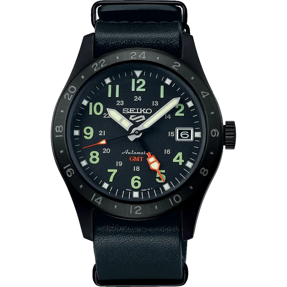 Seiko 5 Automatic Field Steet Style G.M.T Watch SSK025K