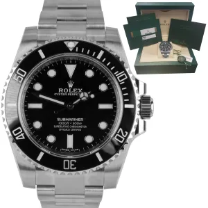 SEP 2019 UNPOLISHED Rolex Submariner No-Date Stainless Steel 40mm Watch 114060