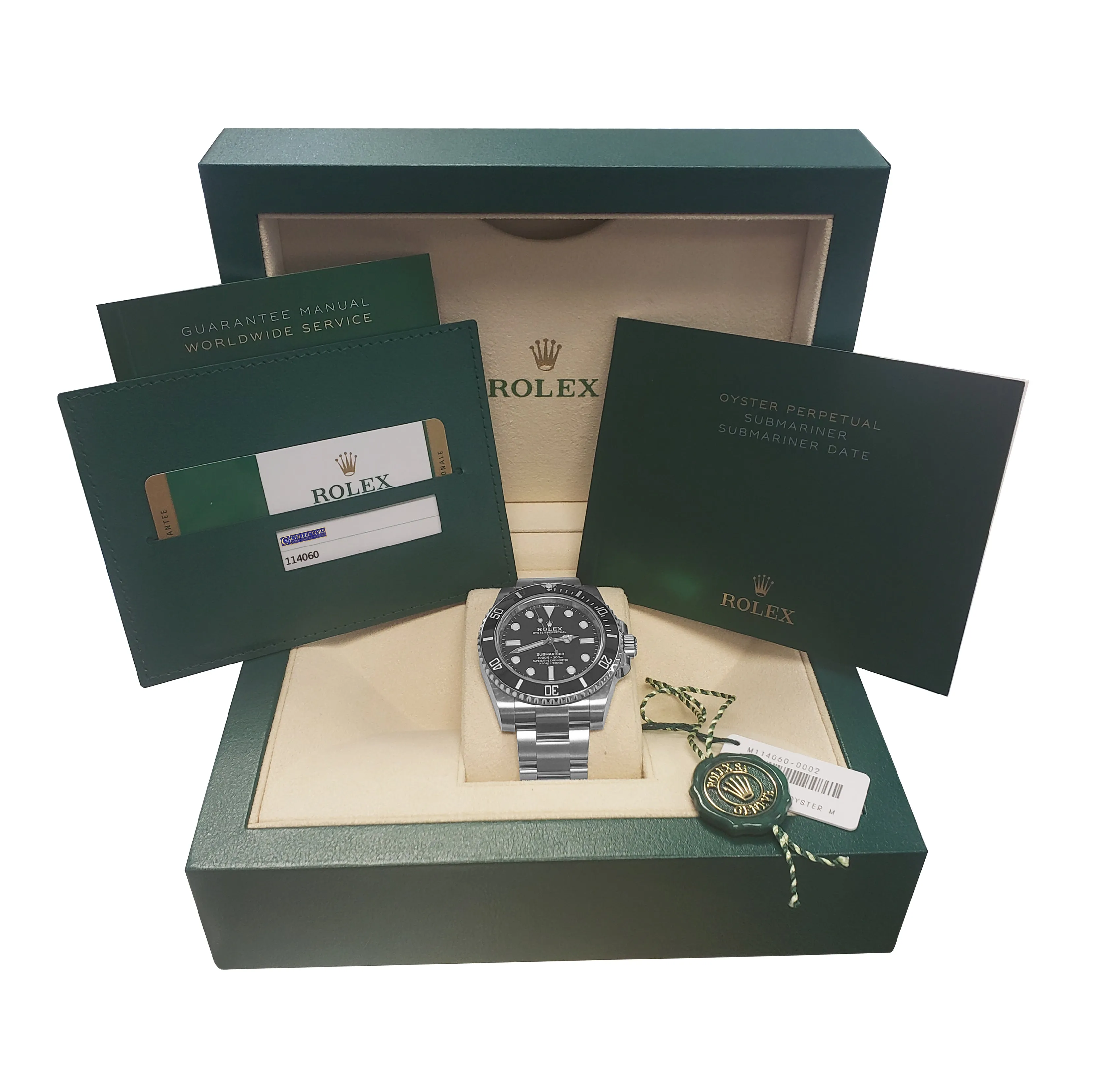 SEP 2019 UNPOLISHED Rolex Submariner No-Date Stainless Steel 40mm Watch 114060