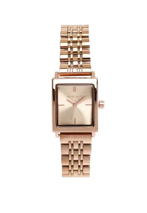 Sima Rose Gold Stainless Steel Analog Watch (Salmon)