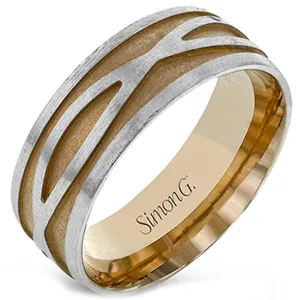 Simon G. 8MM Infinity Twist Design Wedding Band