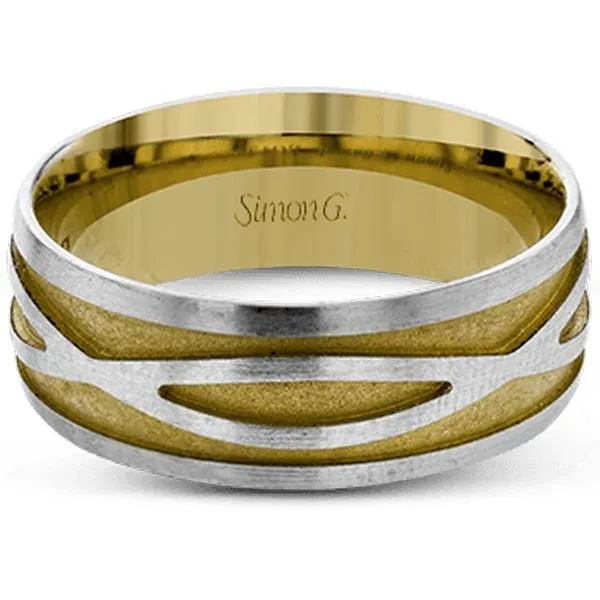 Simon G. 8MM Infinity Twist Design Wedding Band