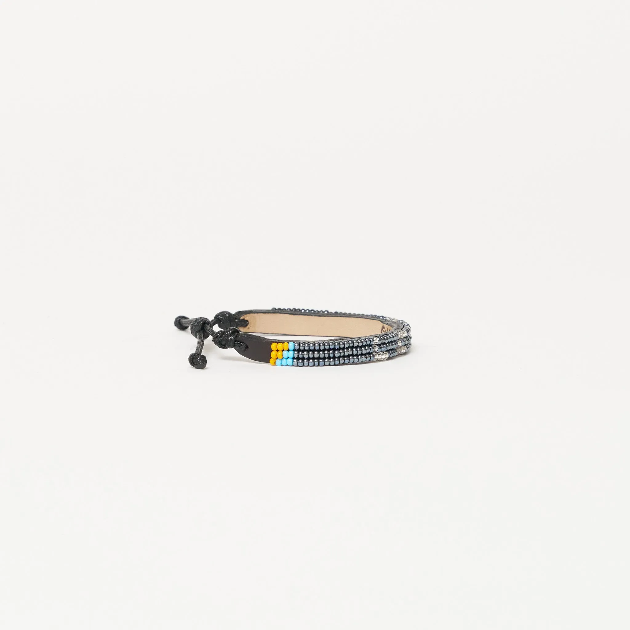 Skinny LOVE Bracelet - Gunmetal/Silver