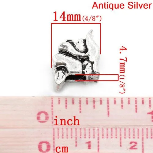 Skunk European Bead Compatible for Most European Snake Chain Bracelet