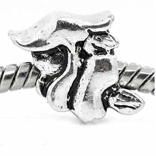 Skunk European Bead Compatible for Most European Snake Chain Bracelet