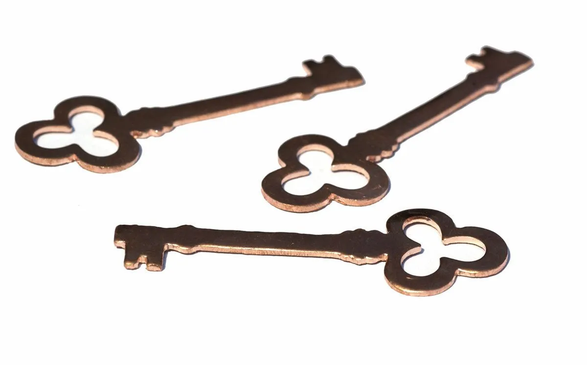Smooth Key Stamping 53mm x 18mm Cutout