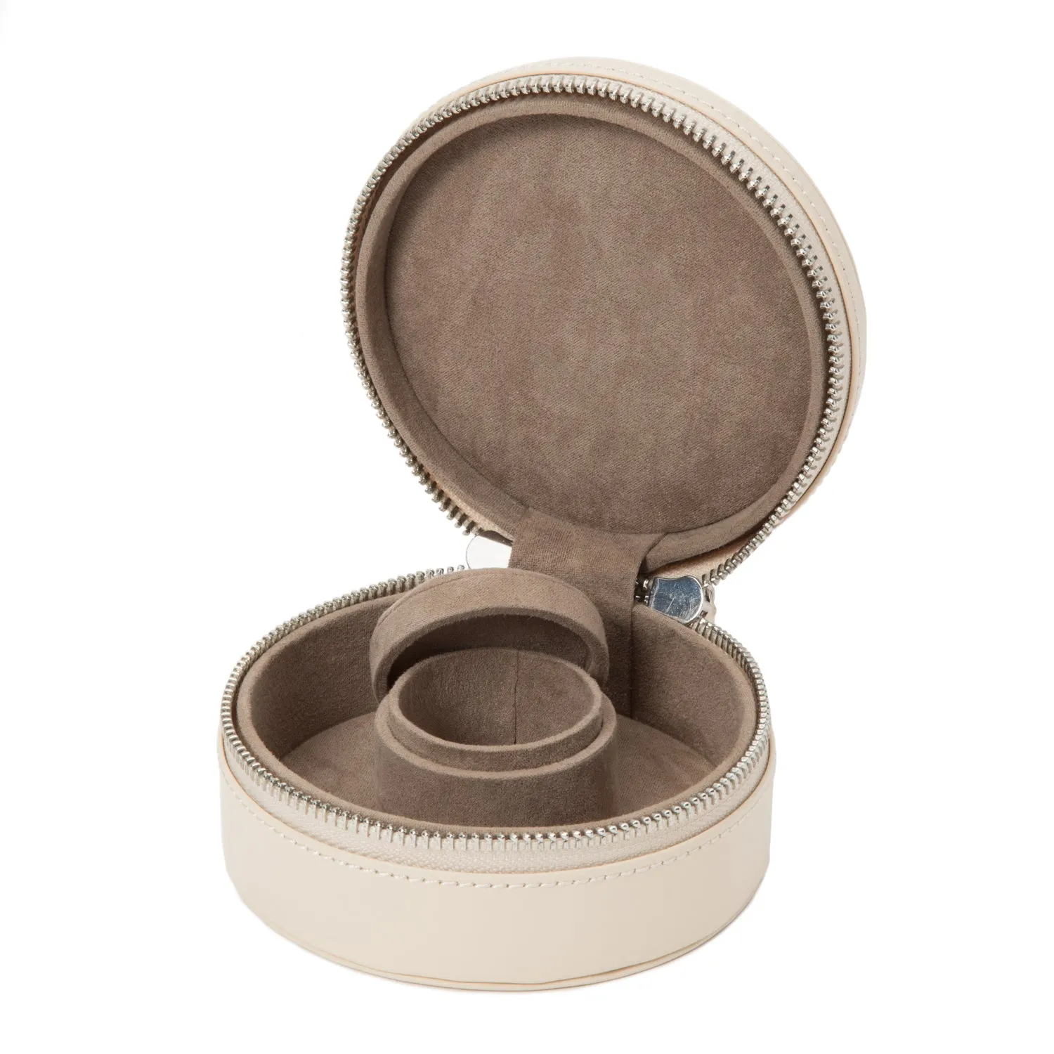 Sophia Round Zip Case - Ivory