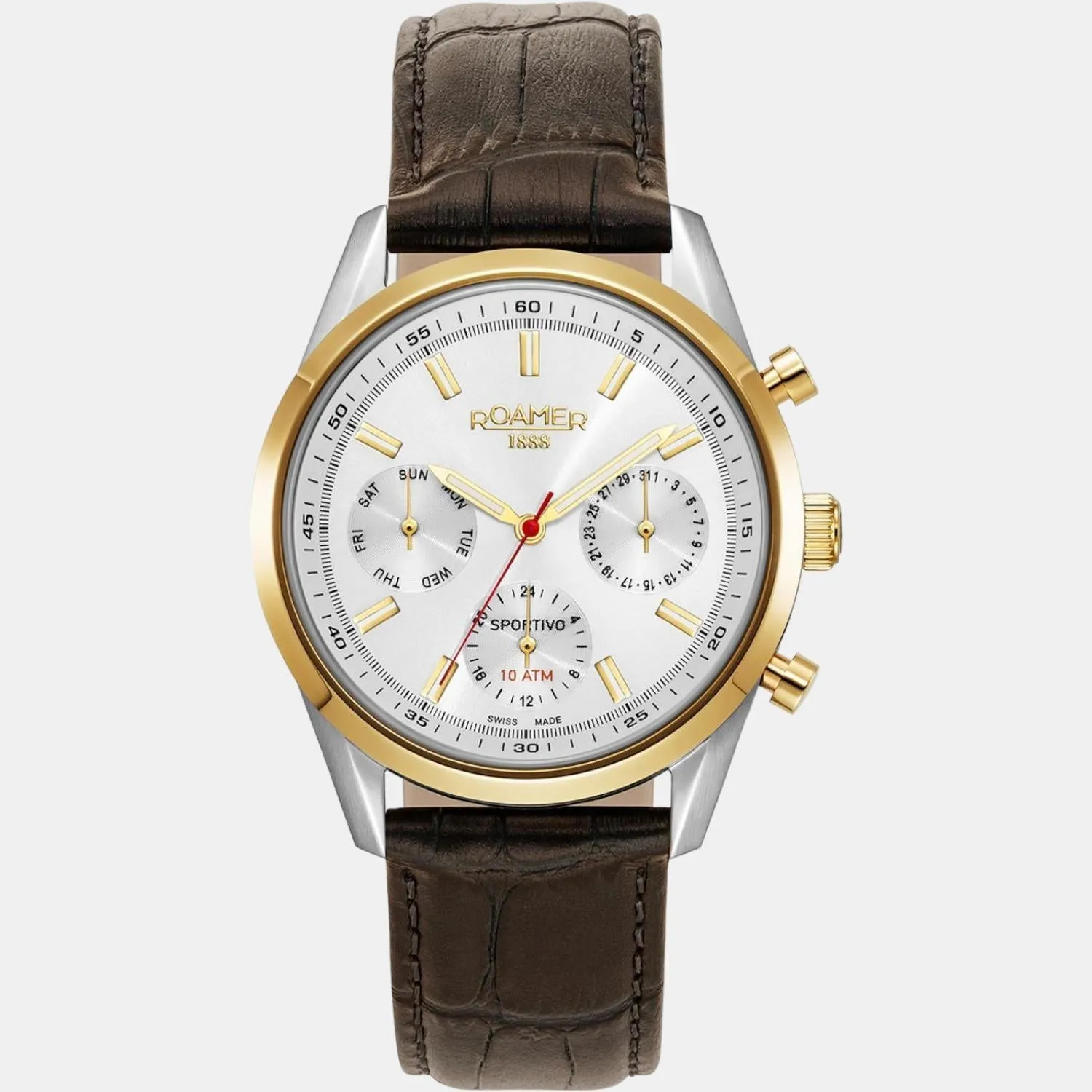 Sportivo Limited Edition Men Quartz Silver Dial Multi-Function Stainless Steel Watch 856982 47 15 70