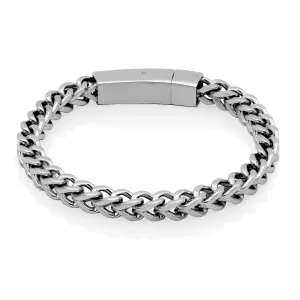 Steelx Stainless Steel (6mm) Franco Bracelet 9"