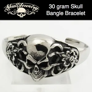 'Strange Magic' Skull Bangle Bracelet (#838)