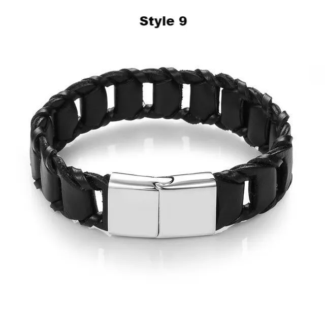 STRONGHOLD Leather Bracelet Series