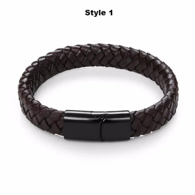 STRONGHOLD Leather Bracelet Series