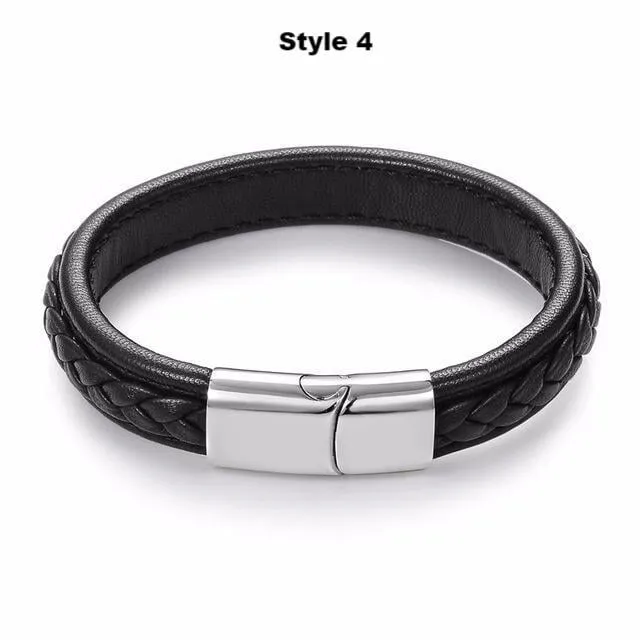 STRONGHOLD Leather Bracelet Series