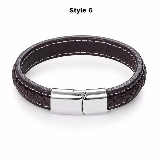 STRONGHOLD Leather Bracelet Series