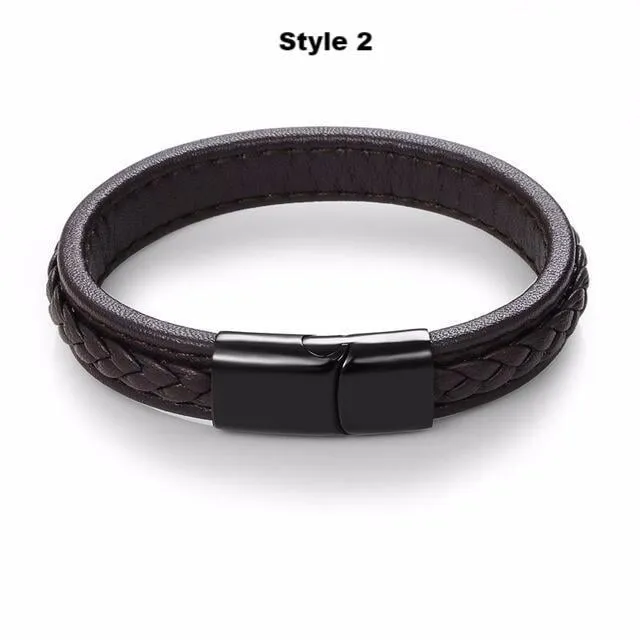 STRONGHOLD Leather Bracelet Series