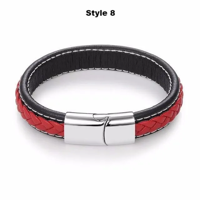 STRONGHOLD Leather Bracelet Series