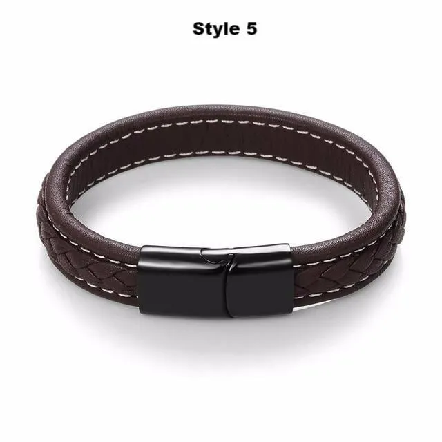 STRONGHOLD Leather Bracelet Series