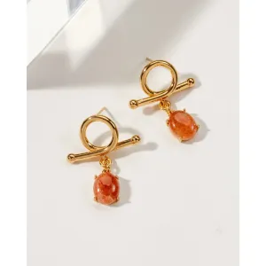 Suffolk Street Sunstone Earrings