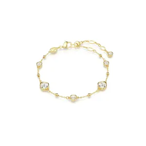 Swarovski Gold Tone Imber Round Cut Bracelet