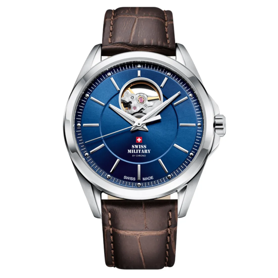 Swiss Military by Chrono blue Dial Swiss Made Watch for Gents - SMA34085.35