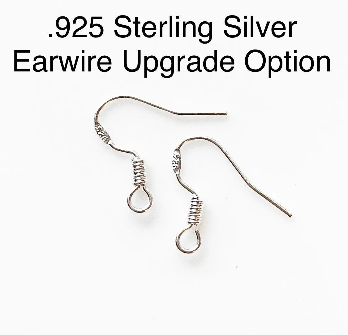 Teardrop Earrings in Bronze