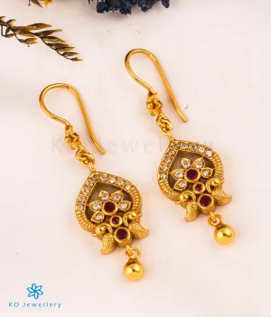 The Abjat Silver Peacock Kempu Earrings