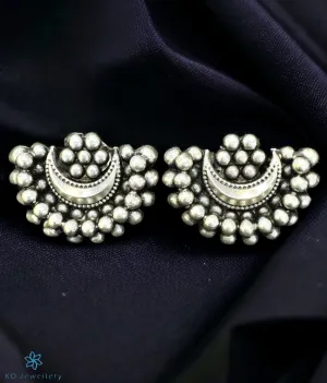 The Chandra Antique Silver Earrings (Small)