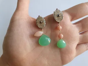 the Duchess in technicolour 14K and 10K earrings | Fine