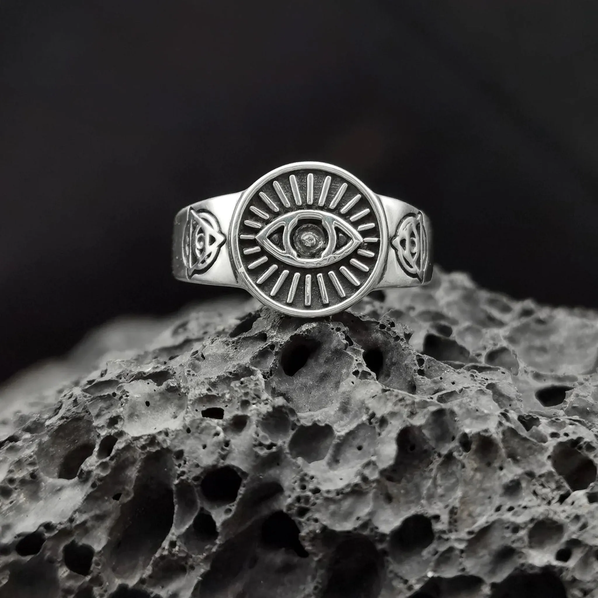 The Eye Of Infinity: Handcrafted Gothic Ring