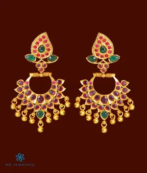 The Pratihara Silver Chand Bali Earrings