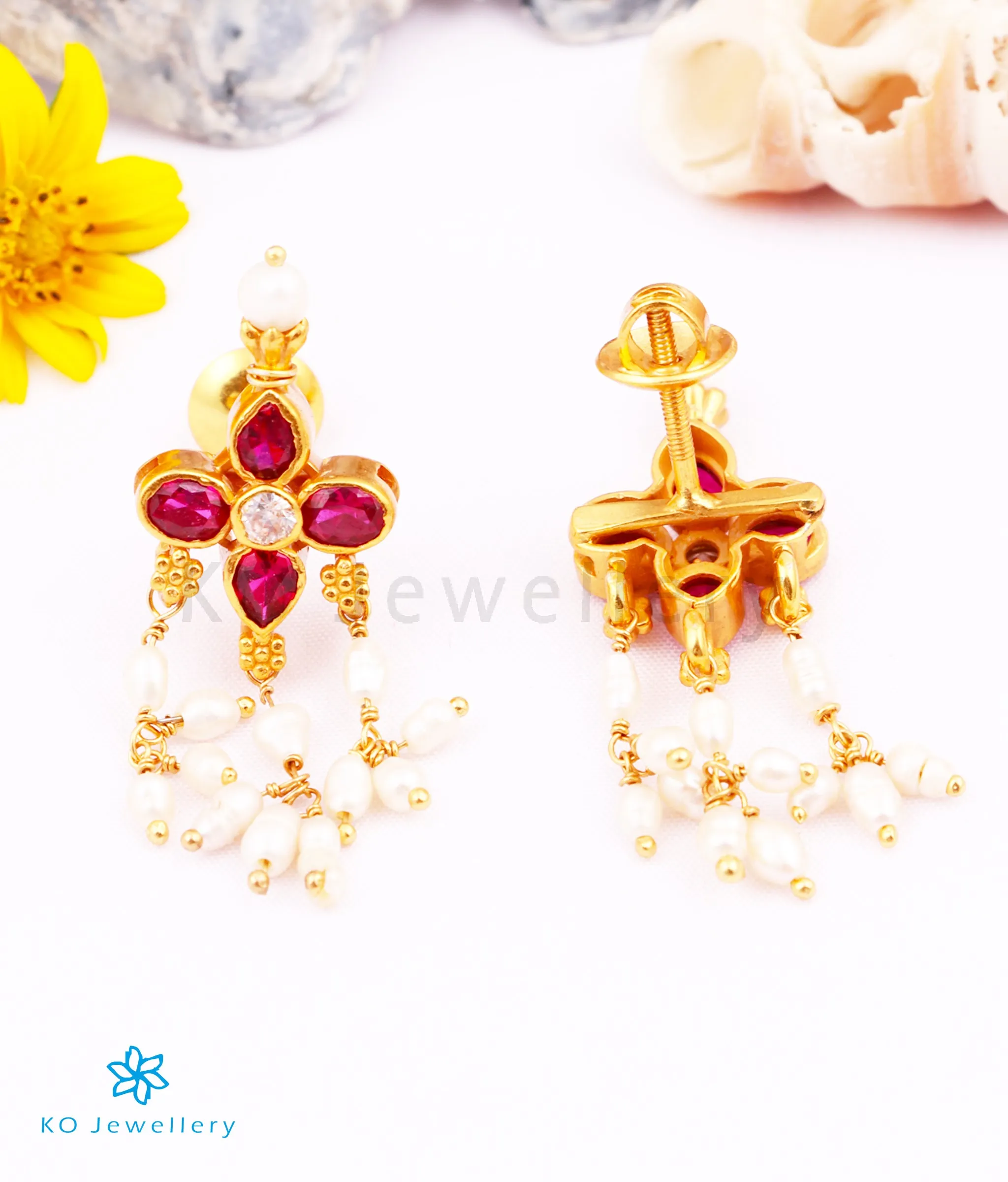 The Shriya Silver Kemp Earrings