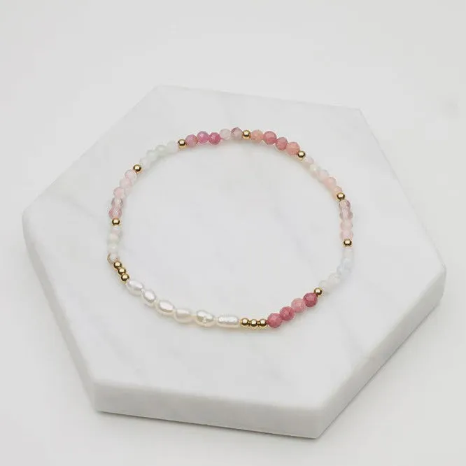 Tiana Bracelet - Dusky Rose