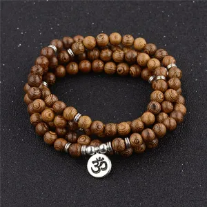 Tibetan mala bracelet for men