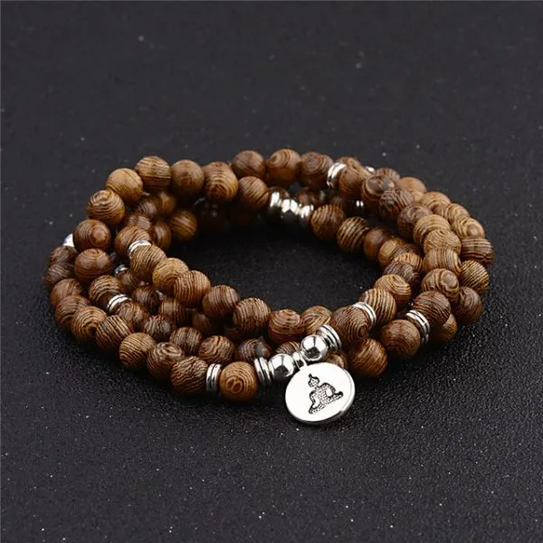 Tibetan mala bracelet for men